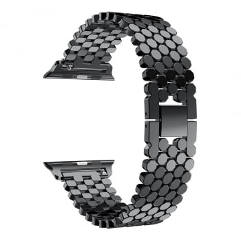 Pulseira Para Apple Watch Aço Escama Elos 38mm 40mm 42m 44m