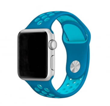 Pulseira Silicone Furo Nike Para Apple Watch Varia Cores