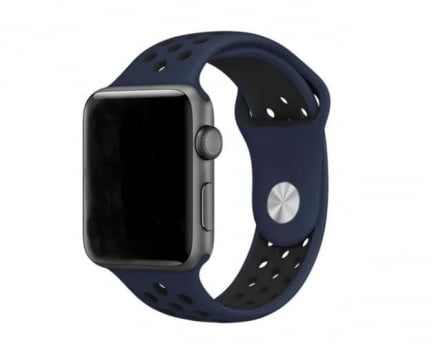 Pulseira Silicone Furo Nike Para Apple Watch Varia Cores