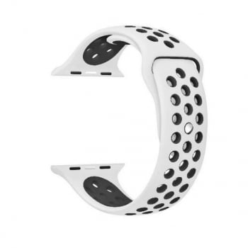 Pulseira Silicone Furo Nike Para Apple Watch Varia Cores