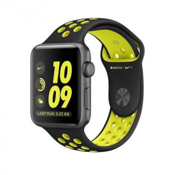 Pulseira Silicone Furo Nike Para Apple Watch Varia Cores