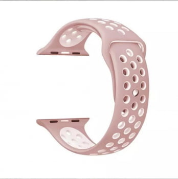 Pulseira Silicone Furo Nike Para Apple Watch Varia Cores