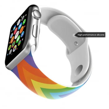 Pulseira Sport Silicone Apple Watch País 38mm 40mm 42mm 44mm  