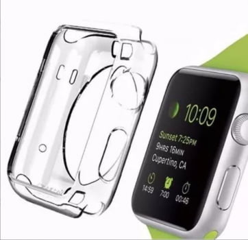 Capa Case De Proteção Silicone Para Apple Watch Relógio 1 2 3 - 38mm 40mm 42mm 44mm Luuk young…