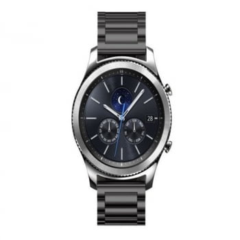 Pulseira Aço Gear S3 3 Elos Classic Smart Watch Relogio Inox 