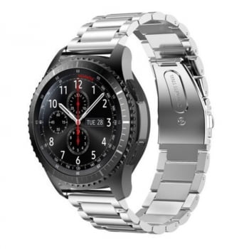 Pulseira Aço Gear S3 3 Elos Classic Smart Watch Relogio Inox 