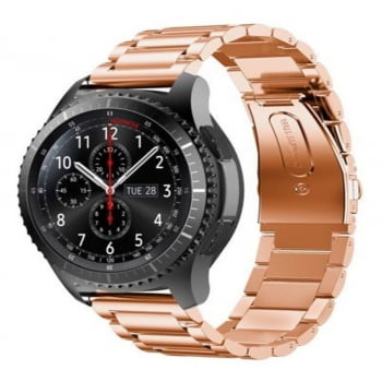 Pulseira Aço Gear S3 3 Elos Classic Smart Watch Relogio Inox 