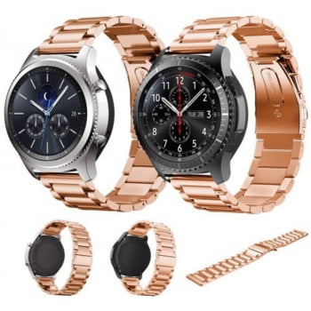 Pulseira Aço Gear S3 3 Elos Classic Smart Watch Relogio Inox 