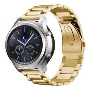 Pulseira Aço Gear S3 3 Elos Classic Smart Watch Relogio Inox 