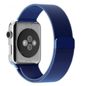 Pulseira Milanese Aço Metal Para Apple Watch IWO Smartwatch Relogio Varias Cores