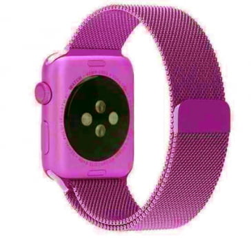 Pulseira Milanese Aço Metal Para Apple Watch IWO Smartwatch Relogio Varias Cores