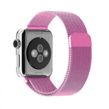 Pulseira Milanese Aço Metal Para Apple Watch IWO Smartwatch Relogio Varias Cores