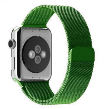 Pulseira Milanese Aço Metal Para Apple Watch IWO Smartwatch Relogio Varias Cores